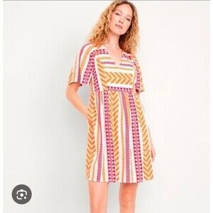 Old Navy | Dresses | Nwt Old Navy Fit Flare Lightweight Smocked Gingham  Midi Dress Navy Gingham | Poshmark